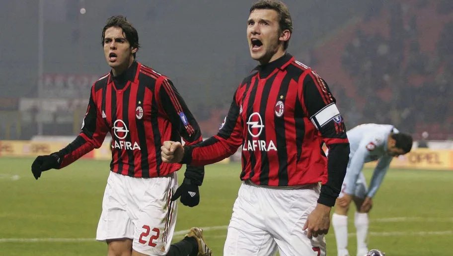 Taconeta_tw's tweet photo. Grandes duplas en la historia del fútbol. ARRANCO YO: Kaka y Shevchenko. https://t.co/Zk5LKQGef6