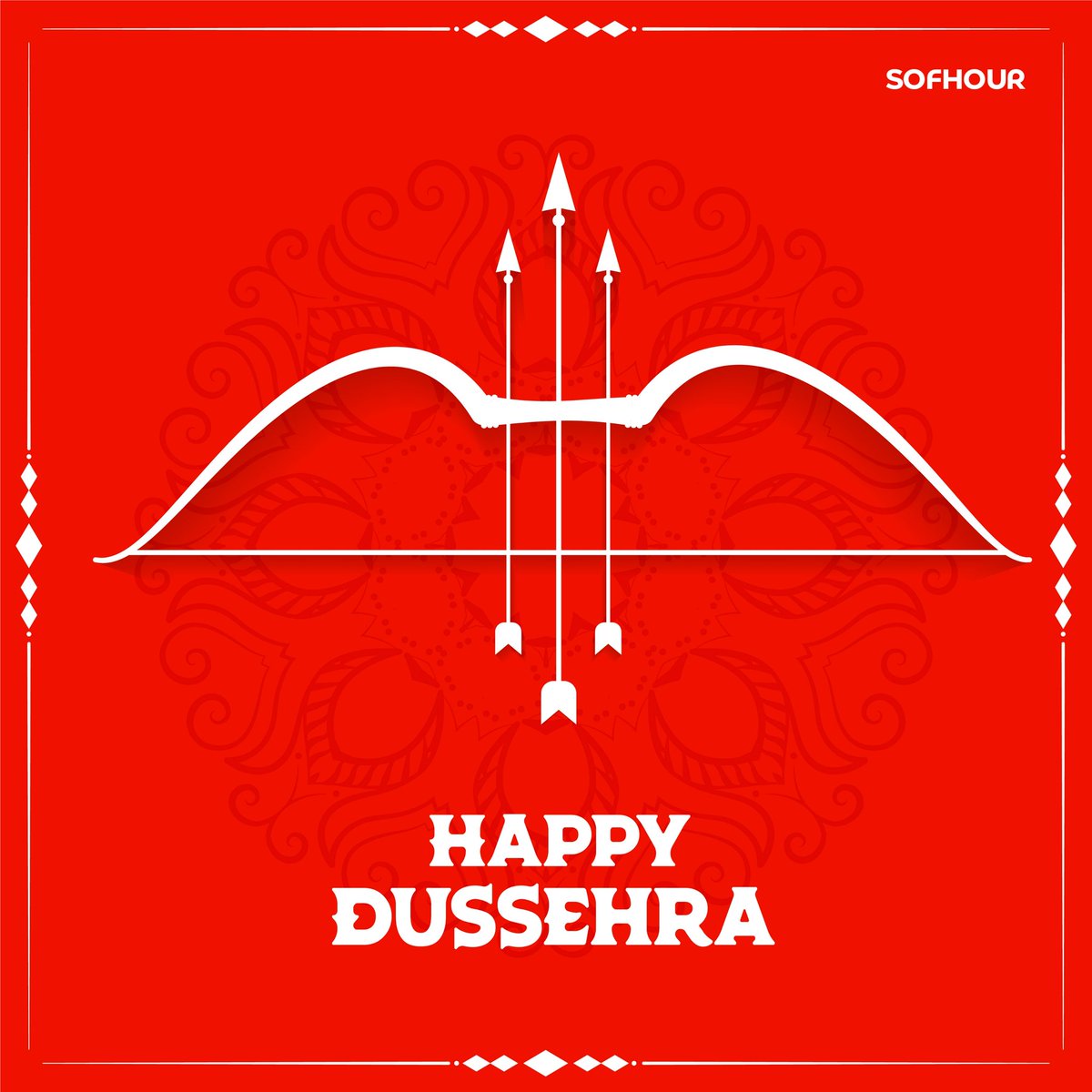 SofhourGroup's tweet photo. May this #Dussehra bring a whole lot of prosperity, joy, and success. Let’s make this day all the more special by removing all negativity from our lives. 
#HappyDussehra #Dussehra #Dussehra2022 https://t.co/xKdc4zAAty