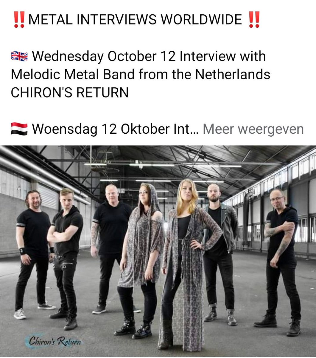 Chironsreturn's tweet photo. Our first interview 🤘
#viral #chironsreturn #metal https://t.co/SIdp9xysaA