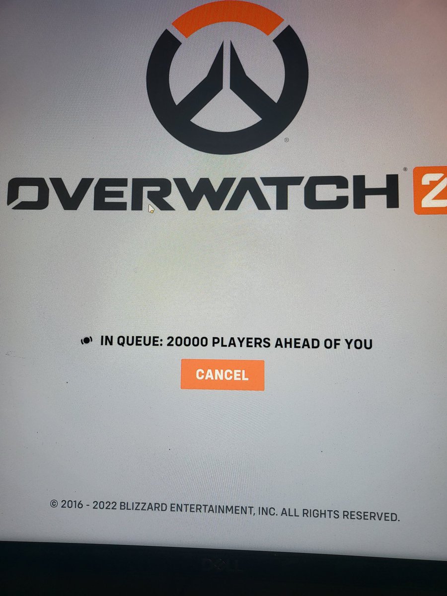 Looks like I'm not going to <a href="/PlayOverwatch/">Overwatch</a> tonight. :)