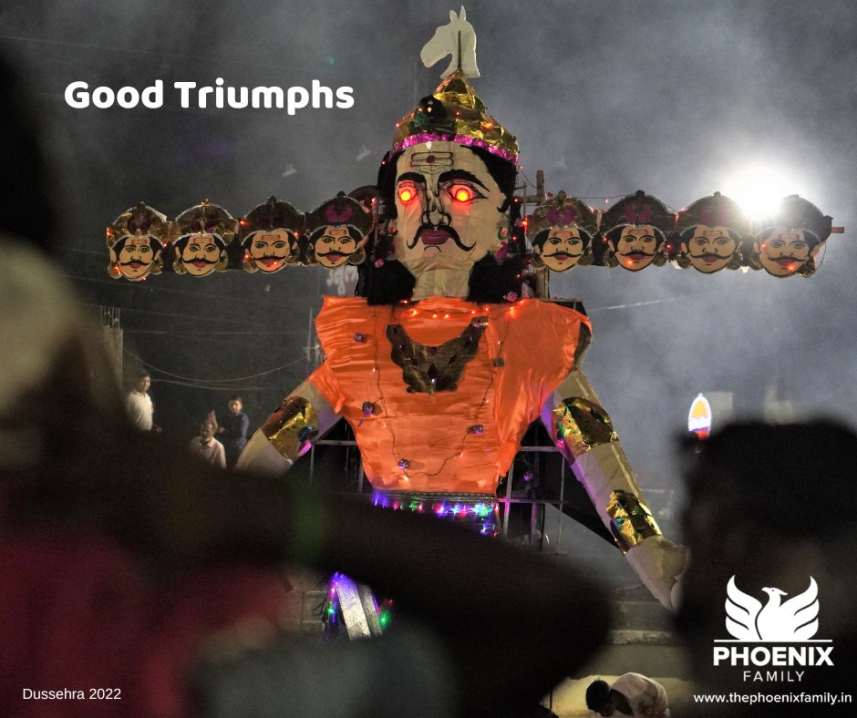 PhoenixFamilyin's tweet photo. A festivity to remind you that good always triumphs. Happy Dussehra. 

#dussehra #dussehra2022 #singleparents #singleparent #singleparenting #singleparentlife #singleparentsuccess #widow #widowlife #widower #divorce #divorced #separated https://t.co/EiaBKb6g96