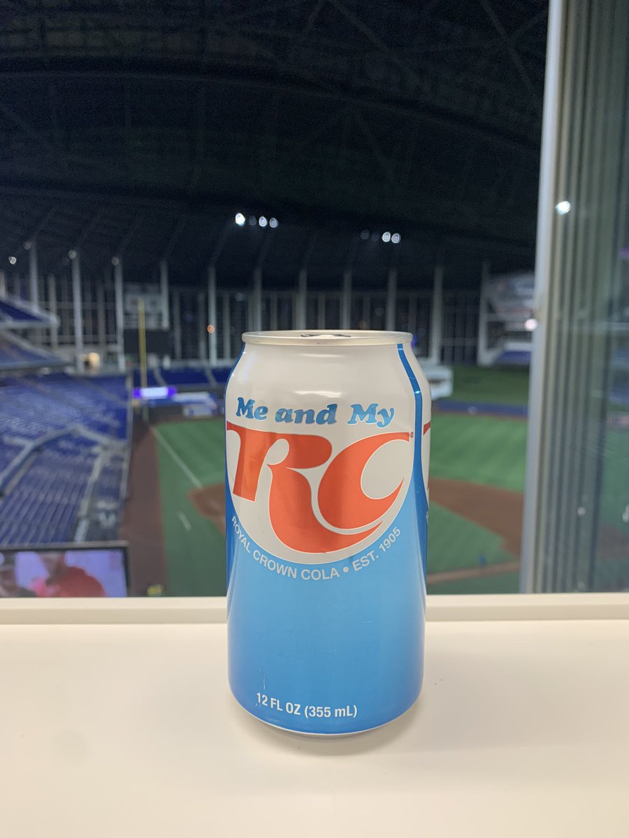 BravesRadioNet's tweet photo. This RC Cola has traveled across the country with us since September 6th. Made stops in Oakland, Seattle, San Francisco, Philadelphia, Washington and Miami. Tonight, it saw it’s first division title. https://t.co/dujWur2dZb