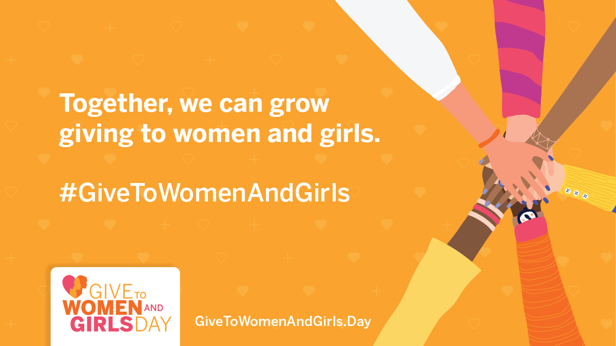 Did you know less than 2% of all philanthropic support goes to U.S. organizations dedicated to women and girls? To increase funding for these organizations, we’re launching the inaugural #GiveToWomenAndGirls Day! Check out how you can participate at GiveToWomenAndGirls.Day