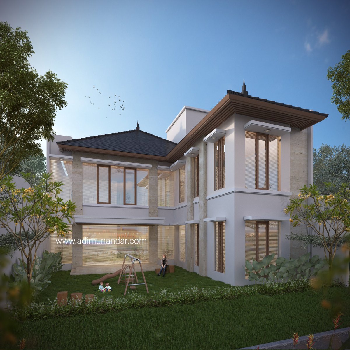 adimunandar_sby's tweet photo. Desain Rumah Tropis moderen di Darmahusada Indah Surabaya. #arsitektur #arsitekindonesia #arsitekjakarta #arsitekbali #arsitekmataram #arsiteksurabaya #arsitektropis #rumahtropis #rumahsultan #tropicalmodern #architecture #moderen #Tropics #rumahtropis #arsitekturtropis #art https://t.co/xh5JV3vtOY