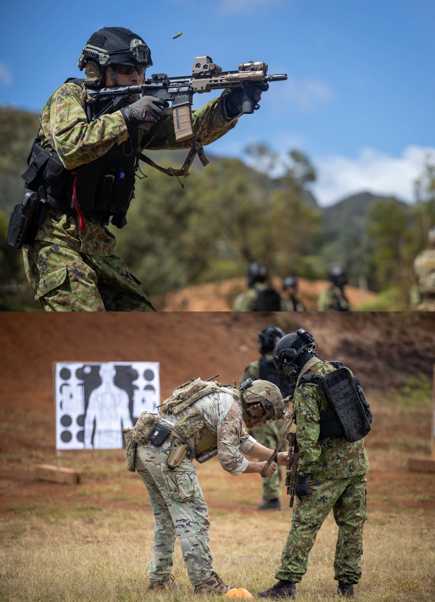 陸上自衛隊 コンバットシャツ 陸自 特殊作戦群 官給生地 オールド