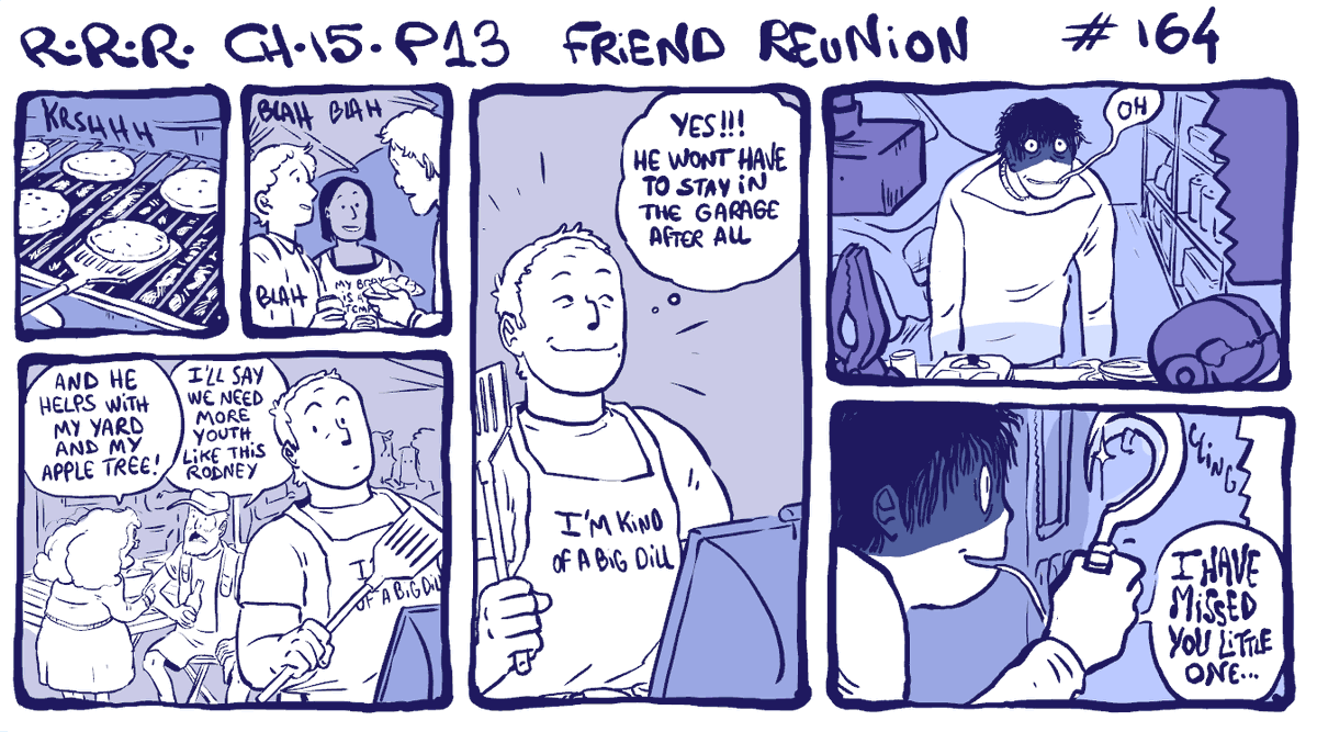 ch 15 p 13 ... friend reunion ;) #rodneyRrodney
catch up with the full webcomic on webtoon or in my pinned tweet! 