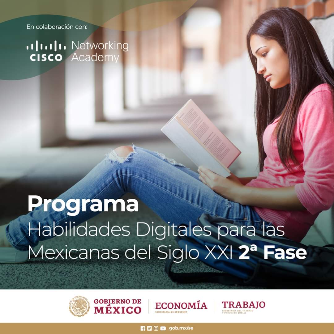 SE_mx's tweet photo. ¡Impulsa tu autonomía económica al desarrollar habilidades digitales!

Inscríbete a uno de los 8 cursos del "Programa Habilidades Digitales para las Mexicanas del Siglo XII". 👩🏻‍💻

👌 Amplía tus conocimientos a tu propio ritmo. #Digitalización

💻 Regístro: https://t.co/d90fgA2InO https://t.co/l3uajhxura