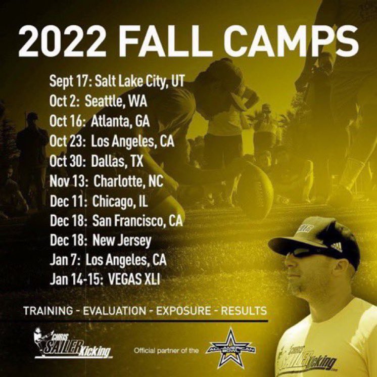Chris_Sailer's tweet photo. @BreckSaenger This is Chris Sailer. I wanted to personally invite you to join us this Fall to train, compete &amp; get ranked with CSK. Then of course the big one… Vegas XLI. Register at https://t.co/oaNY9roBMv! Text me anytime 818-209-8921. https://t.co/pXd8g8HYMy