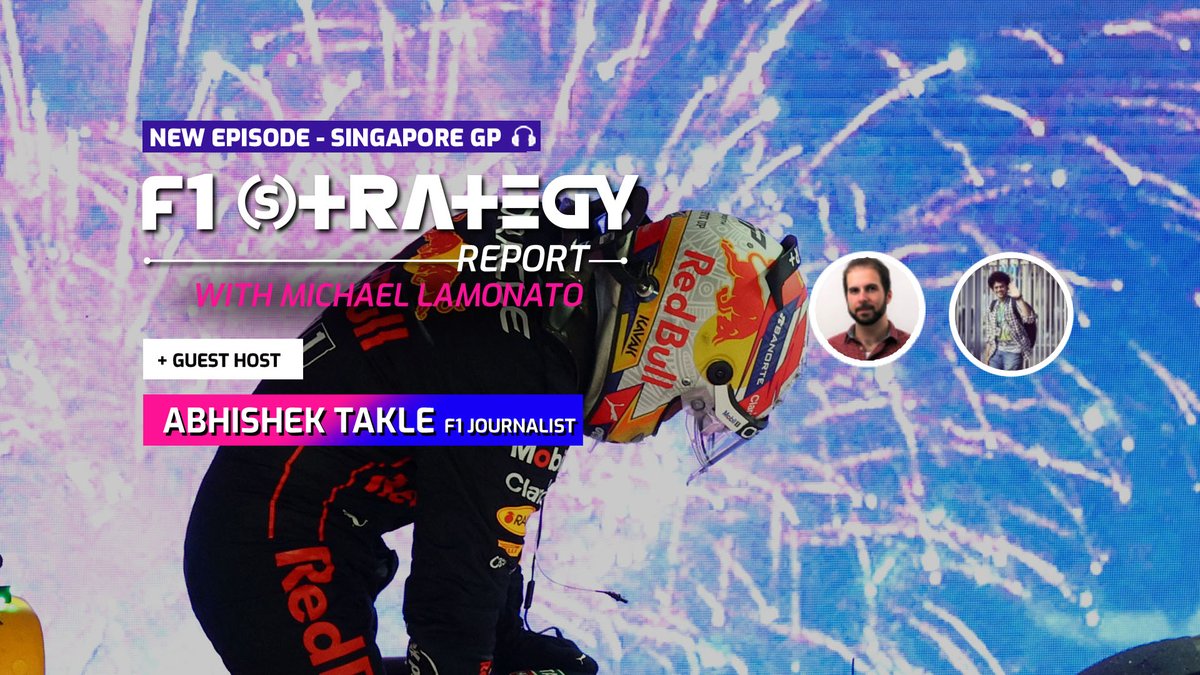 Join <a href="/MichaelLamonato/">Michael Lamonato</a> and special guest host <a href="/Abhishek_Takle/">Abhishek Takle</a> as they break down the key elements of the #SingaporeGP in the #F1 Strategy Report Podcast f1strategyreport.com