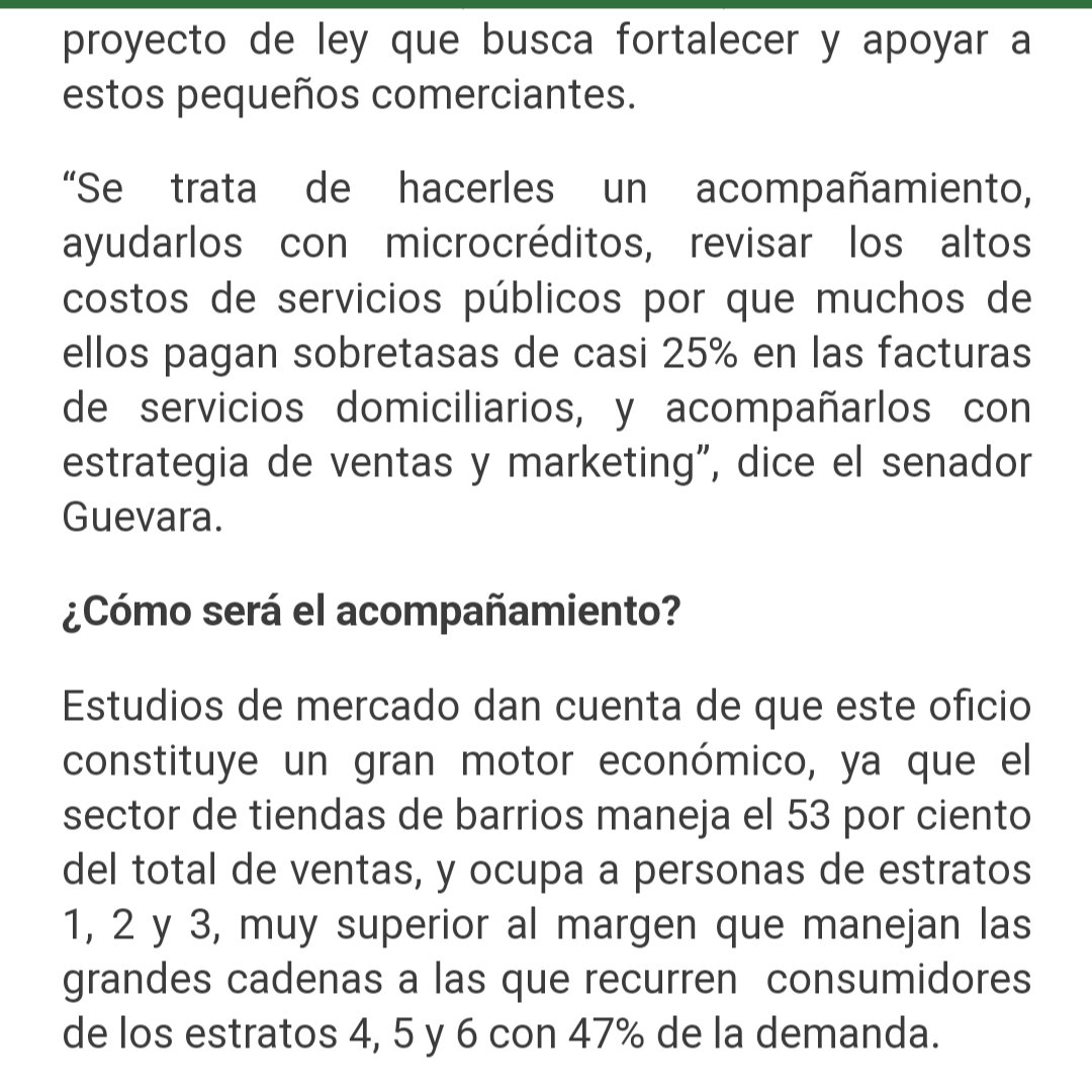 AriadnaBuonviri's tweet photo. @reporaso Es crucial que los pequeños comerciantes/Tenderos tengan más apoyo y este Proyecto de Ley del @PartidoMIRA busca facilidad de microcréditos, revisión de sobretasas en los servicios públicos y acompañamiento en estrategia de ventas. 
@TenderosCol https://t.co/yLpfsrSCEE