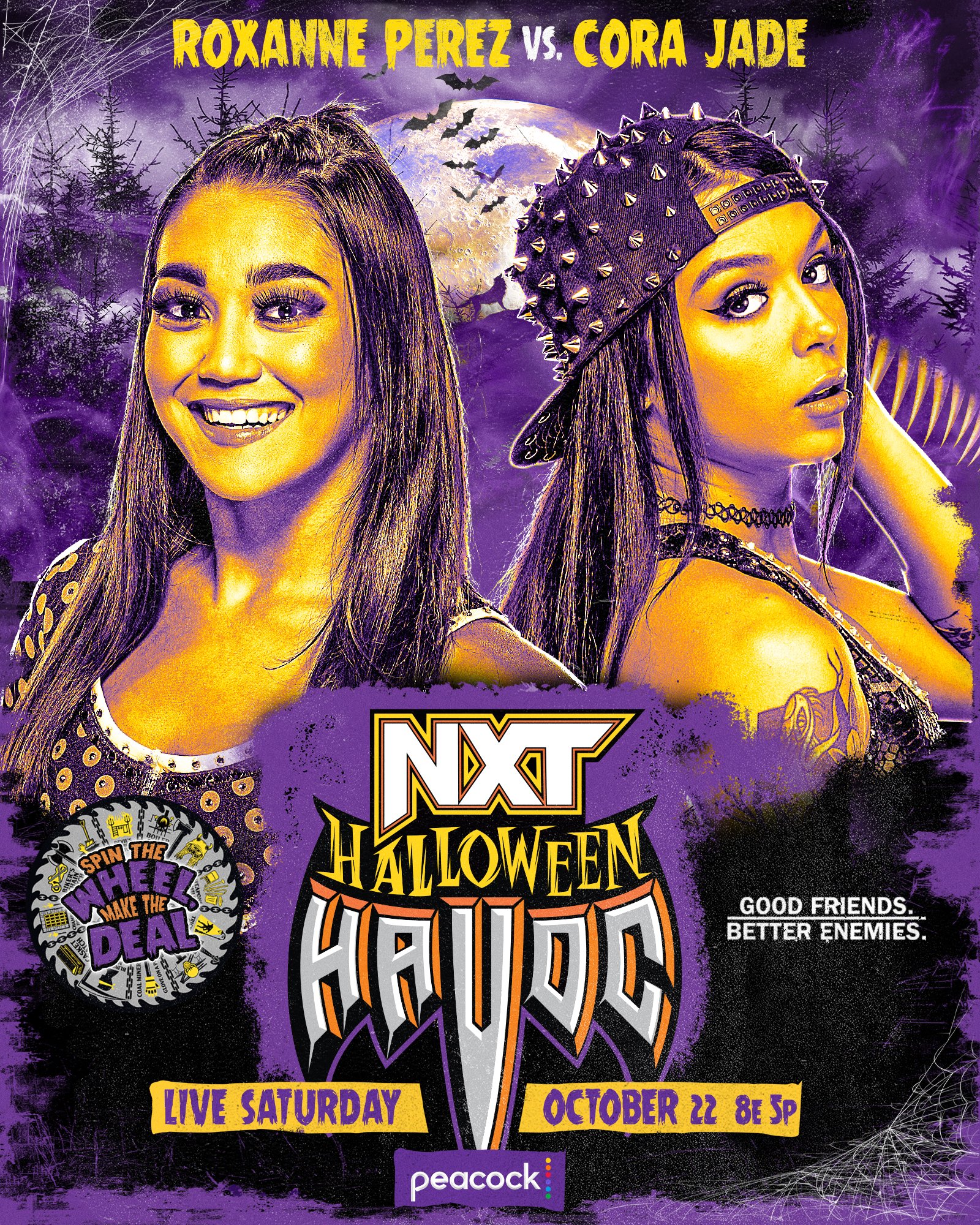 WWE NXT on X: ".@roxanne_wwe and @CoraJadeWWE will battle in a Weapons Wild Match at #WWENXT #HalloweenHavoc! https://t.co/pkXCglgWDI https://t.co/cIACoCfJR7" / X