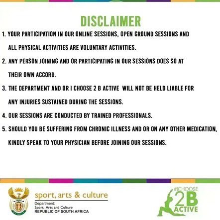 sixolisile_n's tweet photo. Re Thuba Mkhaba Abs Class with @SiyaFitness13
Don’t forget to bring your 🪑and let’s engage that core!💪🏾🏋️♀️
⏱:6am
📍:Live on Zoom,Instagram and Facebook
F R E E
#IChoose2BActive
#VirtualGymClasses
#LifeLongWellnessCulture
#ActiveRecreationMonth
#NoEquipmentNoProblem https://t.co/UdCwJmdZbZ