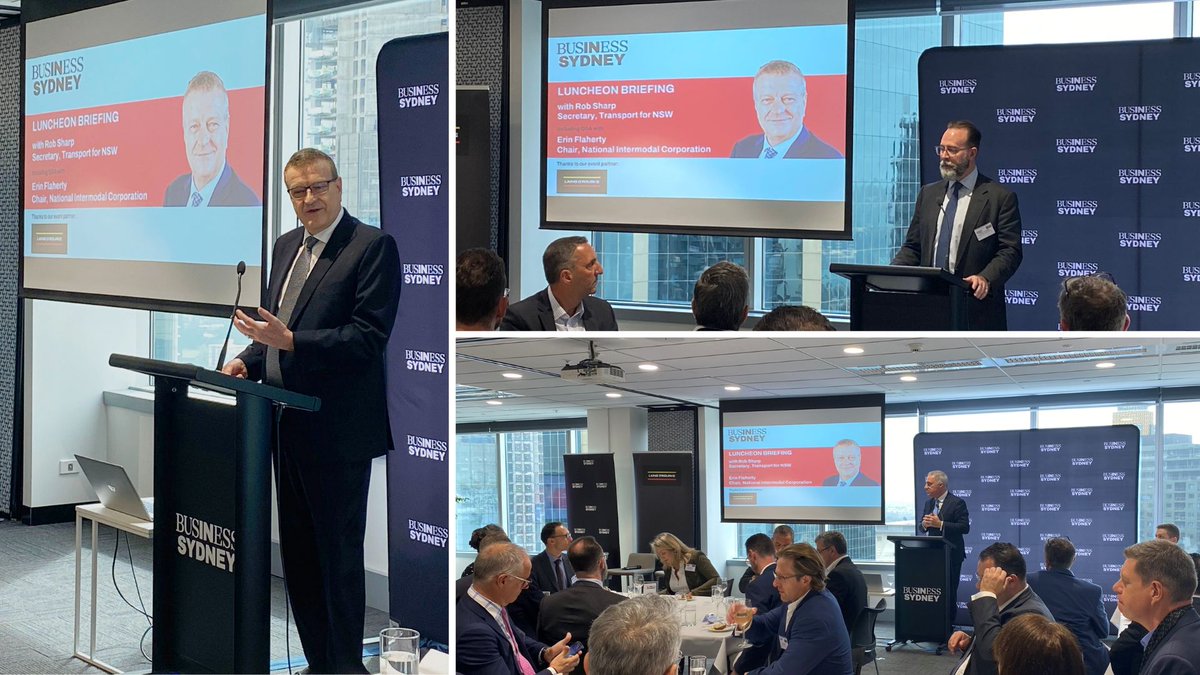 Business Sydney (@business_syd) on Twitter photo Thanks to our event sponsor <a href="/Laing_ORourke/">Laing O'Rourke</a> for partnering with us to hold an extremely informative and timely event for our members on all things transport in our city. We were pleased to have a special guest, Rob Sharp, Secretary Transport for NSW. 👉 ow.ly/i2TP50L1wJa Thanks to our event sponsor <a href="/Laing_ORourke/">Laing O'Rourke</a> for partnering with us to hold an extremely informative and timely event for our members on all things transport in our city. We were pleased to have a special guest, Rob Sharp, Secretary Transport for NSW. 👉 ow.ly/i2TP50L1wJa