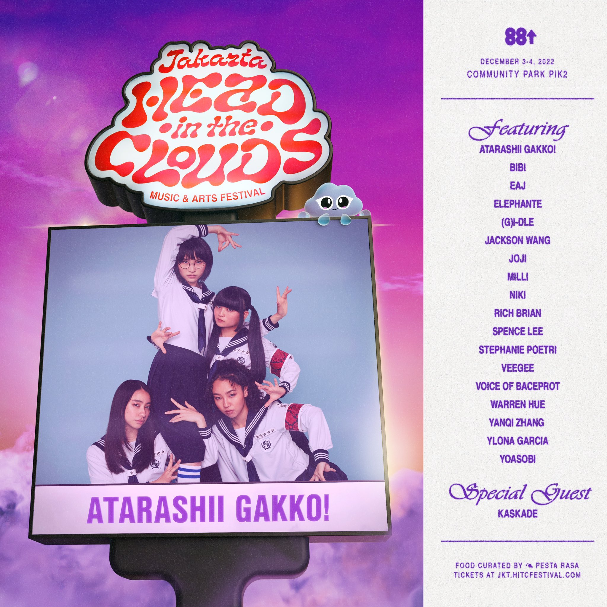 Head in The Clouds Jakarta on Twitter " ️ ️ PASSES ON SALE NOW AT