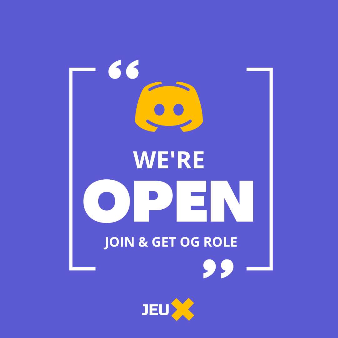 Hooray 🥳
Our discord server is open. Join us to get an OG role
discord.gg/hJssuR7zyM 

First 100 members will get OG role
