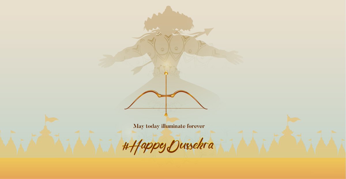 RVIM_Official's tweet photo. On this auspicious day, we wish for warm blessings of health, happiness & prosperity for you and your loved ones. From #RVIM, we wish everyone a very #HappyDussehra. #Dussehra #GoChangeTheWorld #Navratri #Festival #Durgapuja #Celebration #VIjayadashami #Education #RVEI https://t.co/WNbYTocu2C