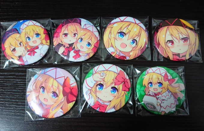 缶バッジ届いたー 