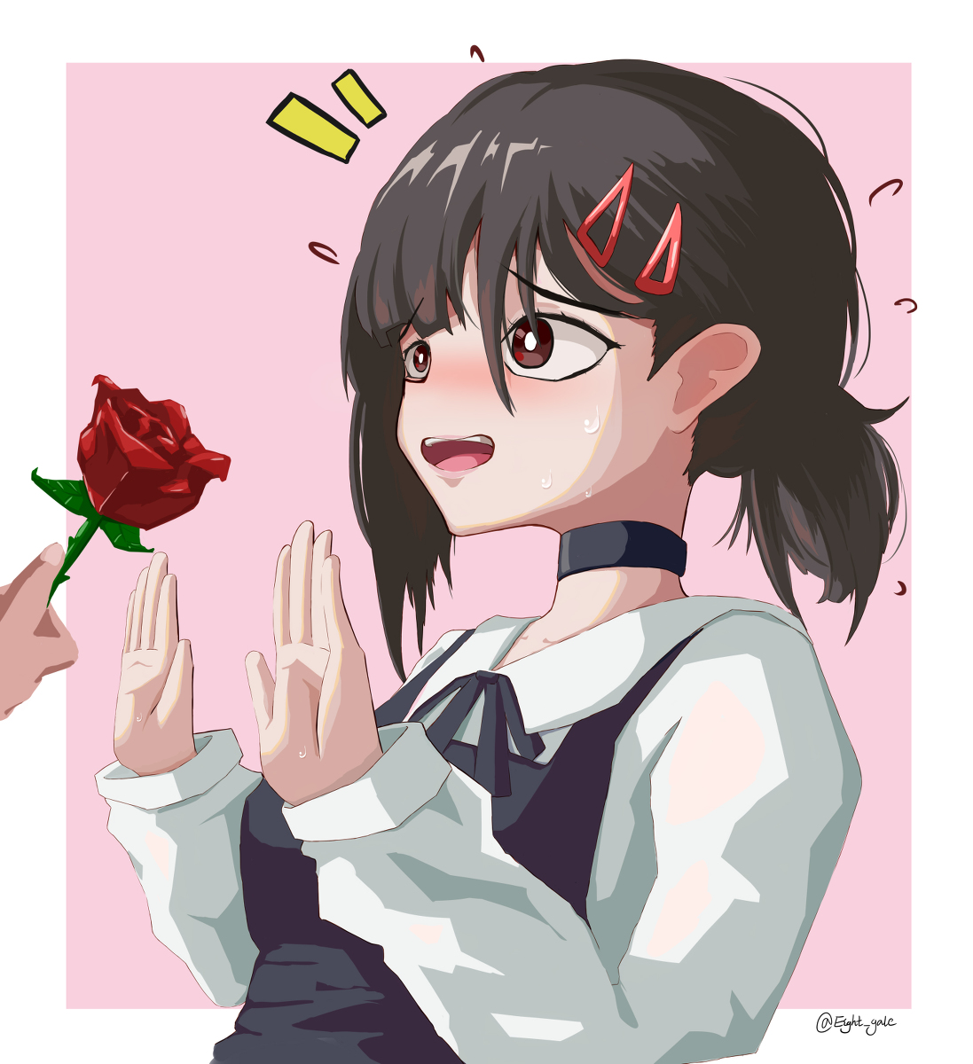 Eight_gale's tweet photo. 东山小红 #女の子 #チェンソーマン #東山コベニ #コベニ #chainsawman https://t.co/96ylXPD7j8 https://t.co/YsAZIlWZpw
