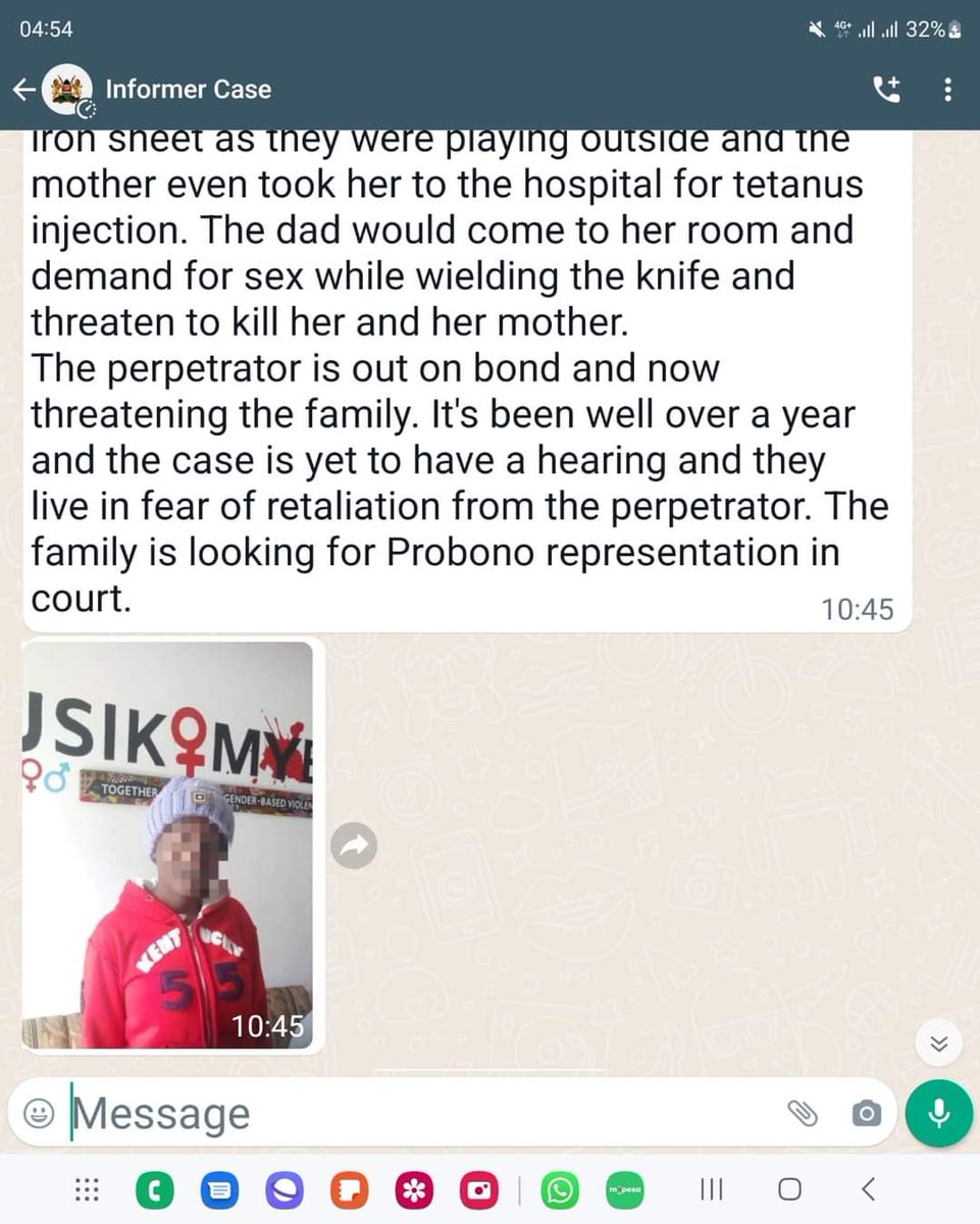 Good Morning watu wangu. 
If this is true then kuna watu na wanyama hii Kenya yetu.

On 30th Sept this year I received a very sad &amp; annoying whtaaap message which has been giving me sleeplessnights mpaka leo nimeamua nisiinyamazie as we pursue the truth.

instagram.com/p/CjUO4KGoOpL/…