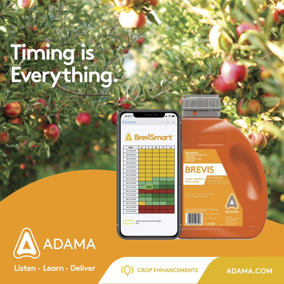 adama_nz's tweet photo. #ADAMANZ are excited to announce the extension of our innovative pipfruit fruitlet thinning tool BreviSmart to now include hard-to-thin apple varieties. The programme’s algorithms now cover more challenging varieties such as Fuji &amp; from 2023 also pears! https://t.co/n4yX0T46NL https://t.co/X8BXIkLbTm