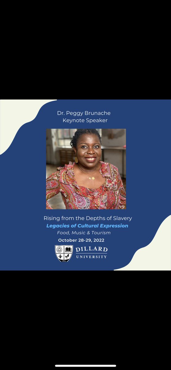 DU Ray Charles (@dillard_ray) on Twitter photo We are humbled to host Dr. Peggy Brunache as our keynote speaker from the University of Glasgow and the 1st Director of the Beniba Centre for Slavery Studies. Join us <a href="/du1869/">Dillard University</a> October 28-29,2022 dillard.edu/raycharles/reg… We are humbled to host Dr. Peggy Brunache as our keynote speaker from the University of Glasgow and the 1st Director of the Beniba Centre for Slavery Studies. Join us <a href="/du1869/">Dillard University</a> October 28-29,2022 dillard.edu/raycharles/reg…
