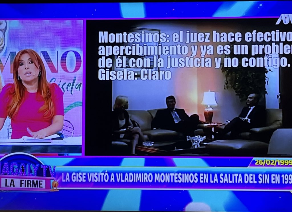 ktefirstnlast's tweet photo. gracias por recordarnos que montesinos apadrinó a la gise
#MagalyTVLaFirme https://t.co/gm10LsTz0E