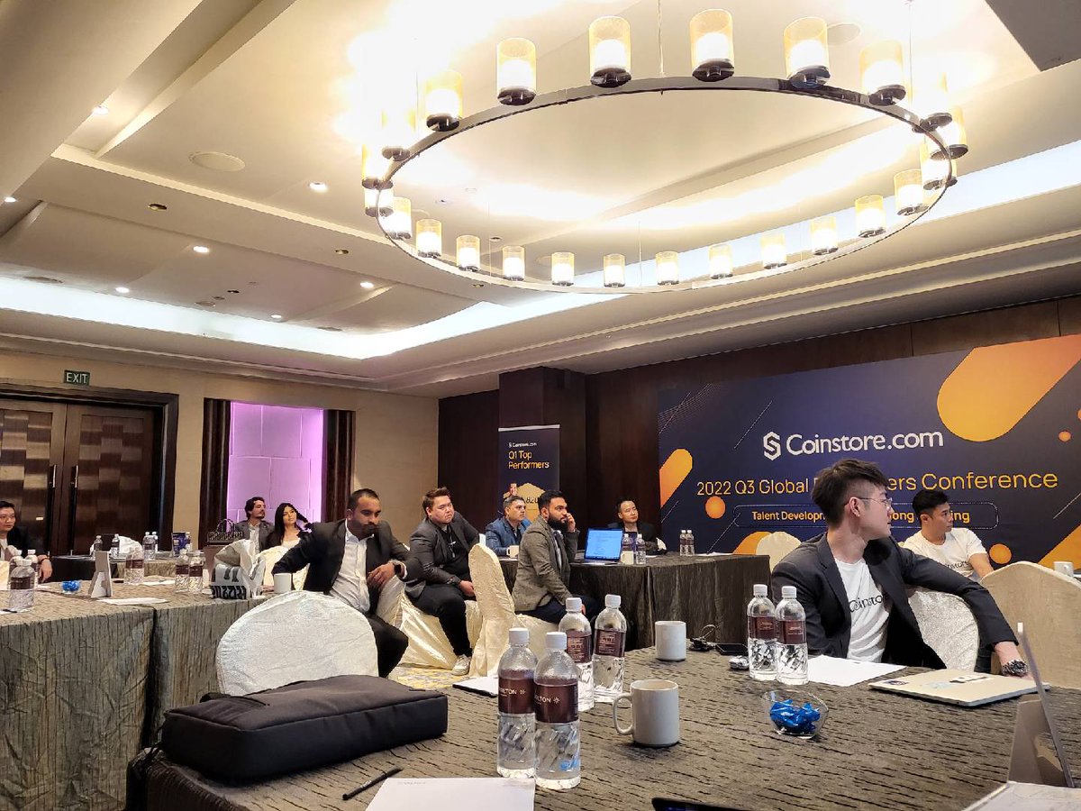 CoinstoreExc's tweet photo. Our Global BD Leaders Conference is happening right now! π
Stay through with us as we will be posting more pictures of the conference today! βοΈ
#Coinstore #ChooseCoinstore #Cryptocurrency #Blockchain #BDConference https://t.co/ucdROO0ezT