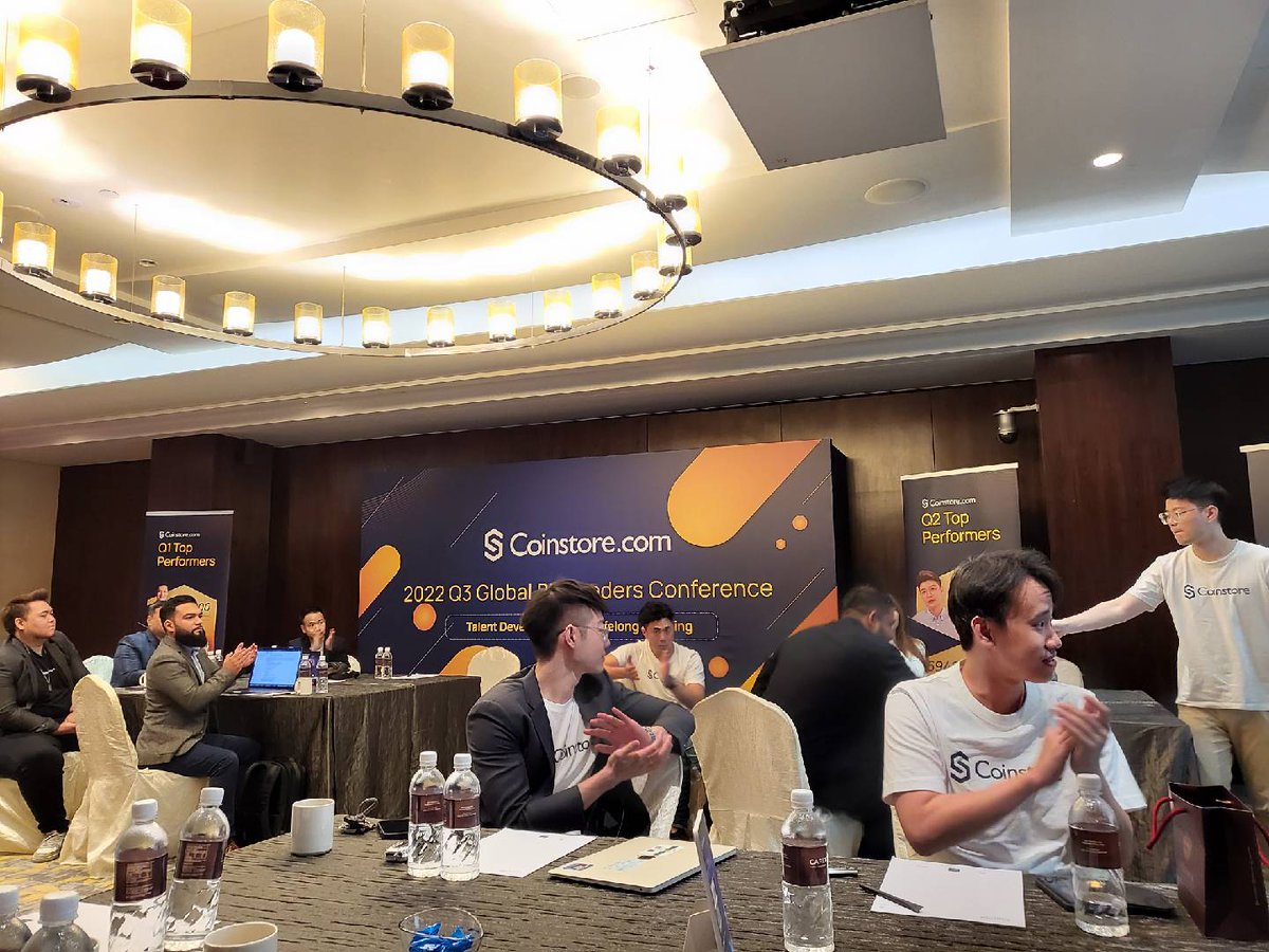 CoinstoreExc's tweet photo. Our Global BD Leaders Conference is happening right now! π
Stay through with us as we will be posting more pictures of the conference today! βοΈ
#Coinstore #ChooseCoinstore #Cryptocurrency #Blockchain #BDConference https://t.co/ucdROO0ezT