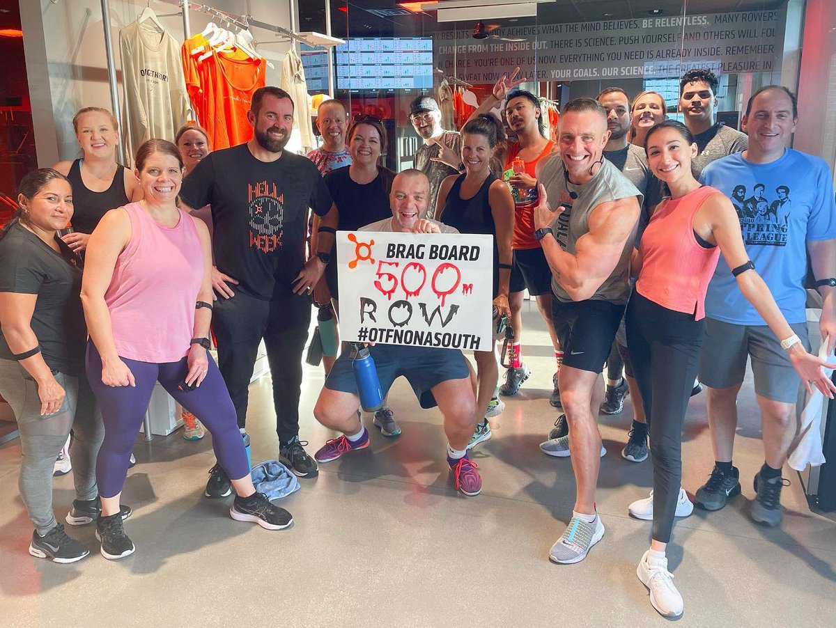 StevieAndLane's tweet photo. Today was the 500m #Row #RowBenchmark. I was 3rd in my age group! Power format on the treads. Floor block also felt very power-focused. And the 500m row was…well, 500m FAST!
@orangetheory #OrangeTheoryFitness #OTFNonaSouth
#RunRowRepeat #BasePushAllOut #SplatPoints https://t.co/iMqBH0nz0Z