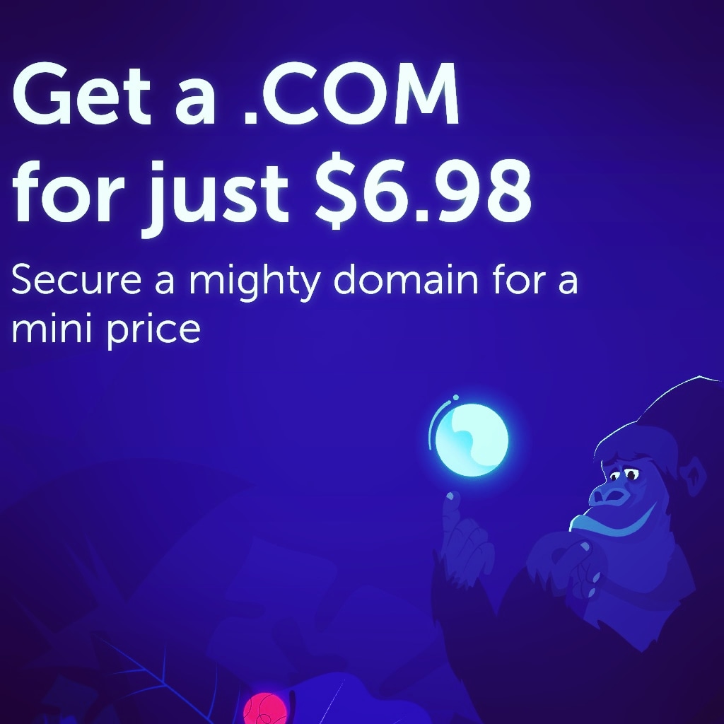 #namecheap #domain
Get a .COM
for just $6.98
*Use the promo code- {NEWCOM698}
tinyurl.com/vzwef3ey
Secure a mighty domain for a mini price.
Enjoy free products and services with your .COM
Free 2-month email address trial →
Ready and waiting...
tinyurl.com/vzwef3ey