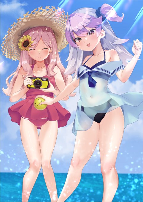 うちの子水着☀️⛵️ 