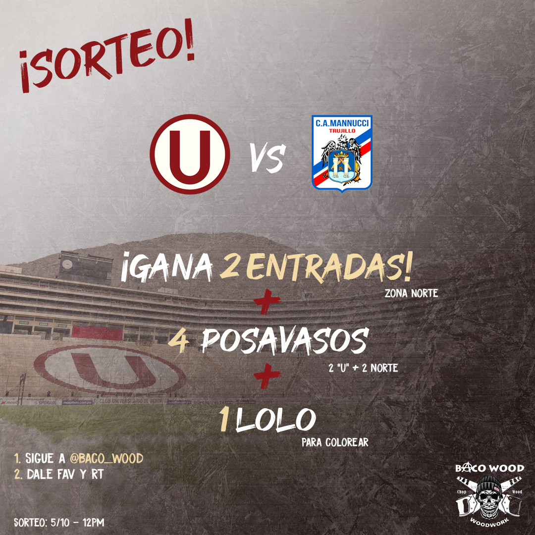 Para que lo celebres como Chemo 😎
¡SALE SORTEAZO! 🔥
Llévate 2 entradas para el partido de mañana + 4 posavasos cremas + 1 Lolito:
-Dale follow ✅
-FAV y RT ❤️
¡Y ya estás participando!
Ganador mañana al mediodía.