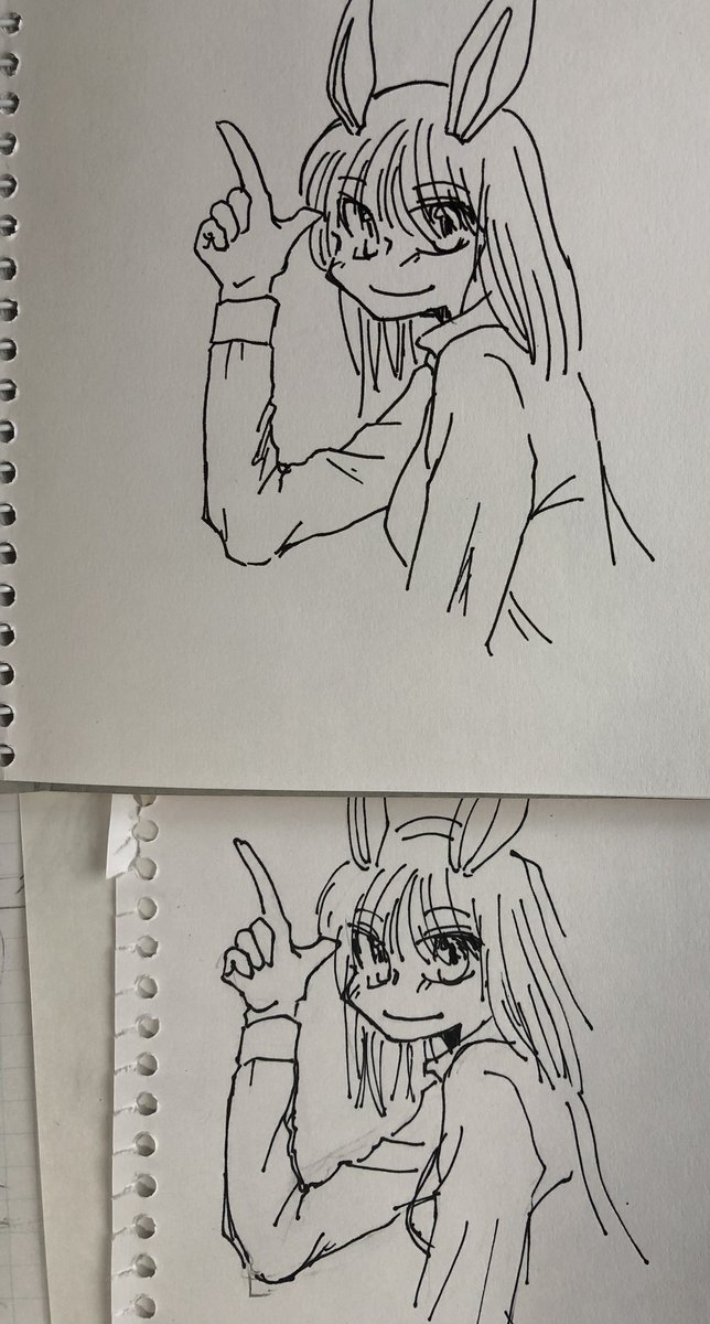さっきの落書き2回書き損じてて、もう落書きじゃない気もする 