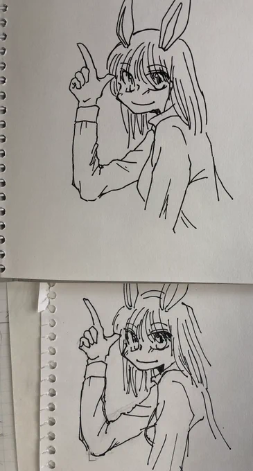 さっきの落書き2回書き損じてて、もう落書きじゃない気もする 