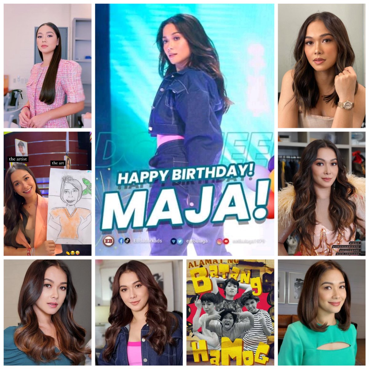 KEVS58945106's tweet photo. #BawalJudgmental Special

HappyBirthday Today sa ating EB LegitDabarkads The DC Queen &amp; MAJA - mog Herself Ms. Maja Salvador @dprincessmaja 
👩💃🎉🎊🎈🎂

Enjoy This SpecialDay w/ Your Family at EBDabarkads Godbless &amp; Lovelots 
👍😊🤞💖👨‍👩‍👧‍👦✨
#EB43 #MajaSalvador 
(updated ver.) https://t.co/9NqnJI9Um4