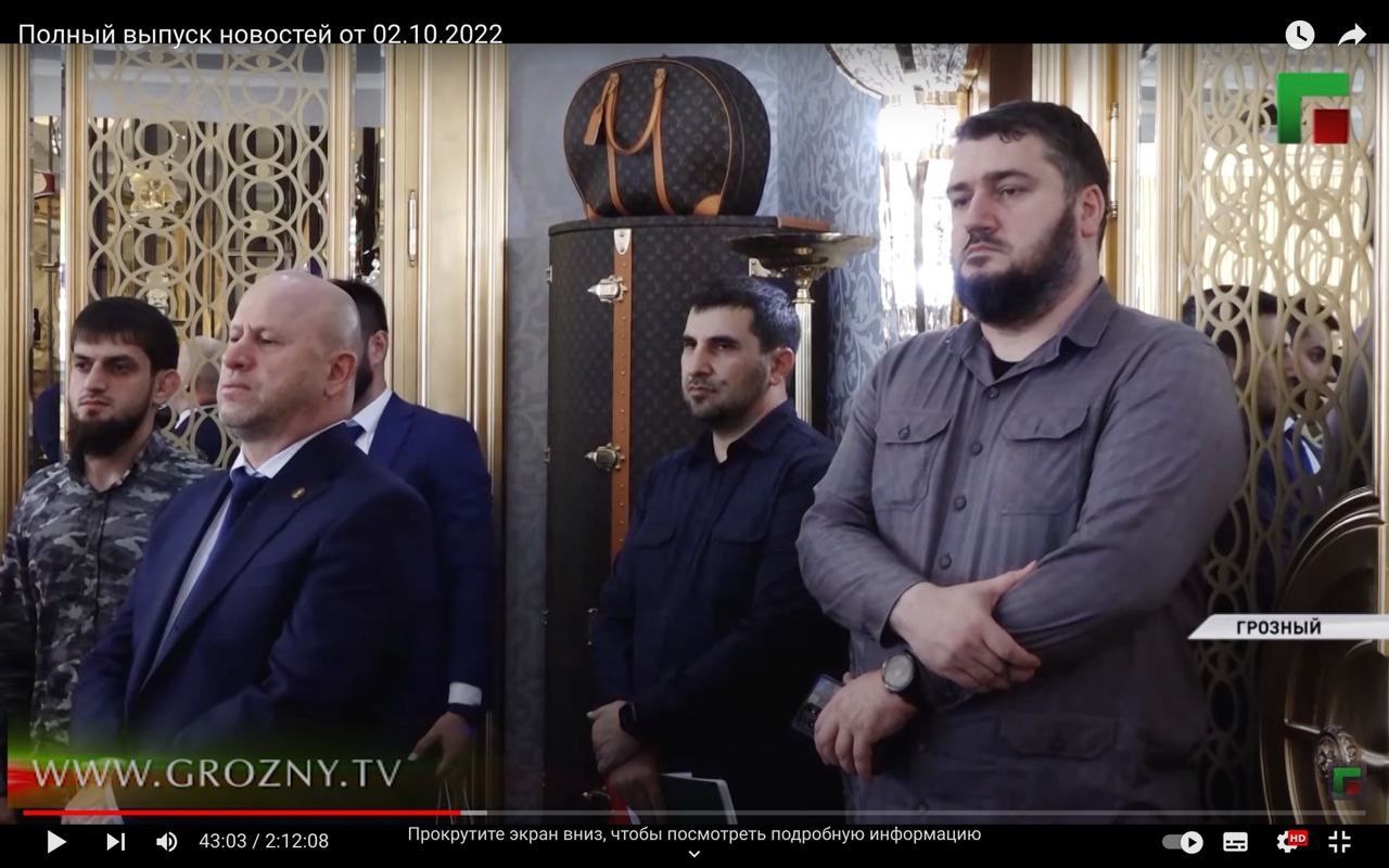 Harold Chambers on X: Kadyrov uses a Louis Vuitton punching bag