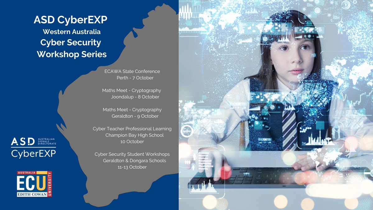 LifeJourney Australia (@dayofstem) on Twitter photo Excited to kick off our <a href="/ASDGovAu/">Australian Signals Directorate</a> #CyberEXP WA - Workshop Series this week with <a href="/EdithCowanUni/">Edith Cowan University (ECU)</a> <a href="/MAWAinc/">MAWA</a> @DoonaB1123 <a href="/mssgellis/">Dr Michelle Ellis</a>
Maths Meet - Joondalup bit.ly/3CaR7eZ
Maths Meet - Geraldton bit.ly/3EeYjJJ
Cyber Teacher - Champion Bay bit.ly/3CzSmFW Excited to kick off our <a href="/ASDGovAu/">Australian Signals Directorate</a> #CyberEXP WA - Workshop Series this week with <a href="/EdithCowanUni/">Edith Cowan University (ECU)</a> <a href="/MAWAinc/">MAWA</a> @DoonaB1123 <a href="/mssgellis/">Dr Michelle Ellis</a>
Maths Meet - Joondalup bit.ly/3CaR7eZ
Maths Meet - Geraldton bit.ly/3EeYjJJ
Cyber Teacher - Champion Bay bit.ly/3CzSmFW