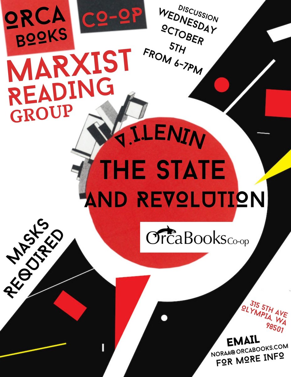 GreenPartySPS's tweet photo. Hope to see you tomorrow at this Marxist Reading Group led by our comrades over at @orcabooks cooperative!

The organizers have been prepping for this for a while so it should be a good discussion.
📚🌻🦋 https://t.co/d4m59TtWki
