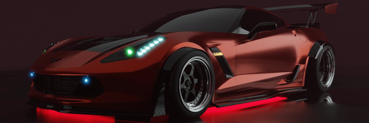 xDeliriuss's tweet photo. Two different ends of the same spectrum. #FYP #Blender3d #render #DeliDesign #Corvette #MercedesBenz #3dmodeling https://t.co/89O0NLK3K7