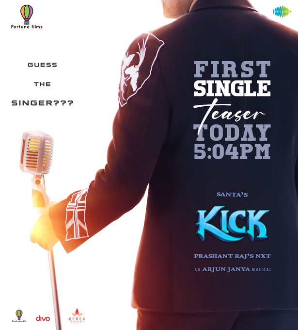 Boopathi_adv's tweet photo. #Kick #Firstsingleteaser #Today @5.04pm 🤞🧿🎤🎼🎶 #SantasKick #Santhanam #Santa
I am Waiting 🤸🔥💫 https://t.co/UBFHQWYYzg