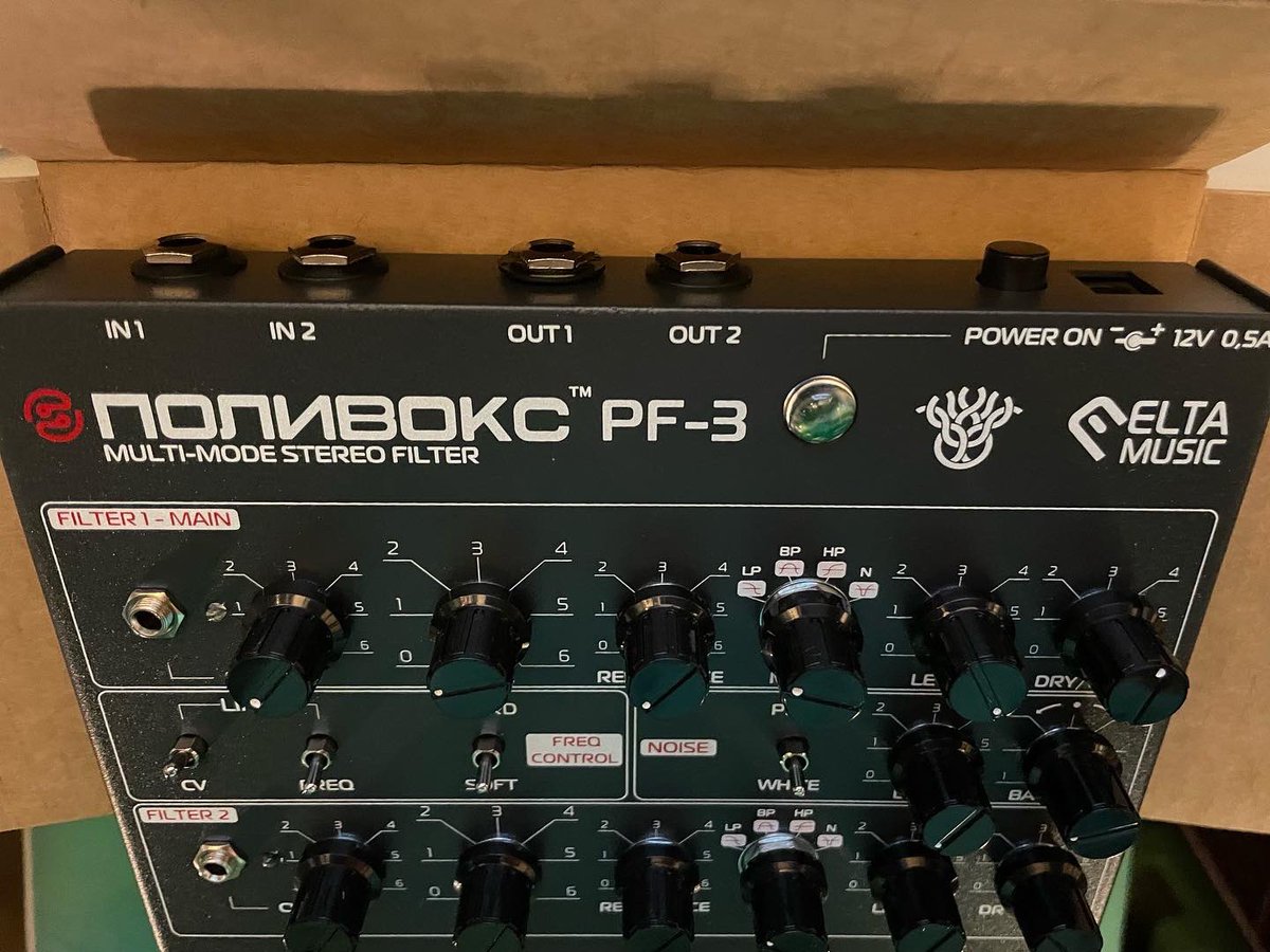 boutiquepedalny's tweet photo. ロシアからラトビアに拠点地を変えたEltamusicから最新POLYVOX Filterが到着！今回は何とステレオ仕様✌️✌️
要チェック🚨
https://t.co/mkVbkLQowy 🇯🇵

#polyvox #russian #filter #stereo #eltamusic #dealer #bpnyc #boutiquepedalnyc #sandiego #california #tada #販売 #購入

@boutiquepedalny https://t.co/bFrAErUOId