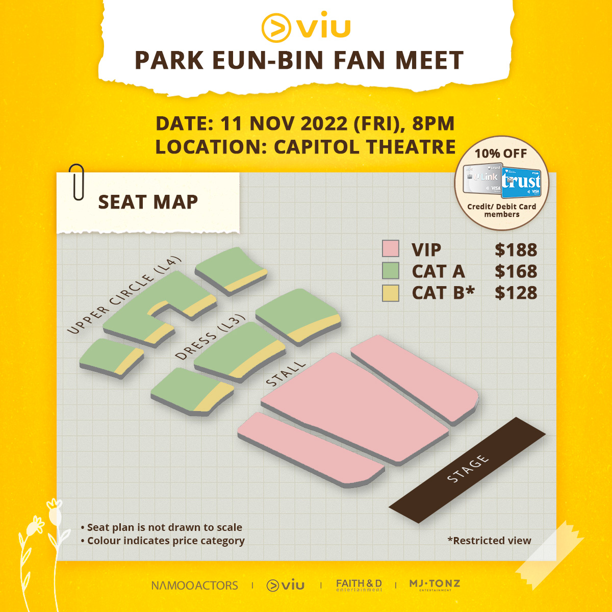 ViuSG's tweet photo. Hey Viu-ers! Ticket sales for Park Eun Bin Fan meet will be released next week, 12 Oct (Wed) at 12pm! Watch this space 🤩

#viuparkeunbinsg https://t.co/TlbqzRAy22