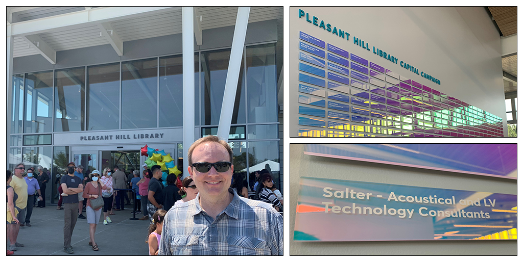 SalterInc's tweet photo. If you're in the area, check out the new Pleasant Hill Library! Salter's own Jeremy Decker enjoyed the festivities of the grand opening this summer. Always a joy to see how our work can impact a #community. https://t.co/q2qWbJLMAO