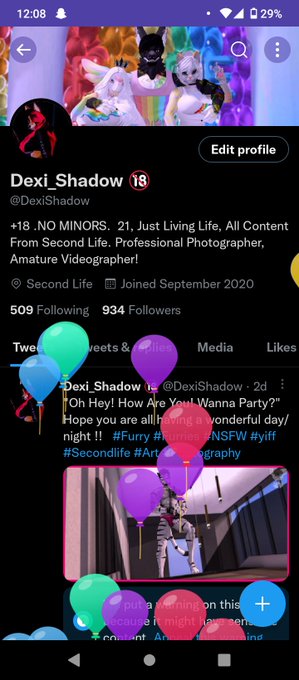 For fak sake they are back. Happy bday me 🎂 https://t.co/teXcdhtjjN<a href="/tag/photography"class="tags"><span>#photography</span></a><a href="/tag/furries"class="tags"><span>#furries</span></a><a href="/tag/furry"class="tags"><span>#furry</span></a><a href="/tag/digital"class="tags"><span>#digital</span></a><a href="/tag/nsfw"class="tags"><span>#nsfw</span></a><a href="/tag/sl"class="tags"><span>#sl</span></a>
