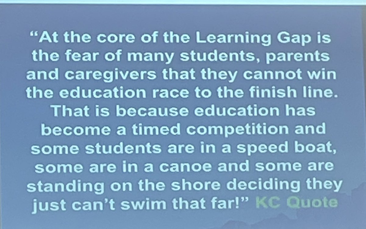 This quote resonated with me today during my VTRA training. Experiencing a pandemic has left students feeling the crunch. I like the idea of students saying, “I need more time here” and rethinking the idea that it could take students more time to achieve their Grade 12.
