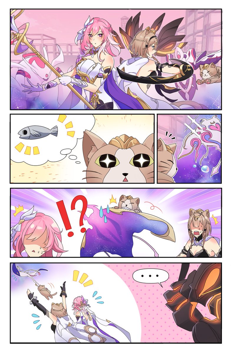 Don't forget to feed your cat before combat
#HonkaiImpact3rd #崩坏3rd 