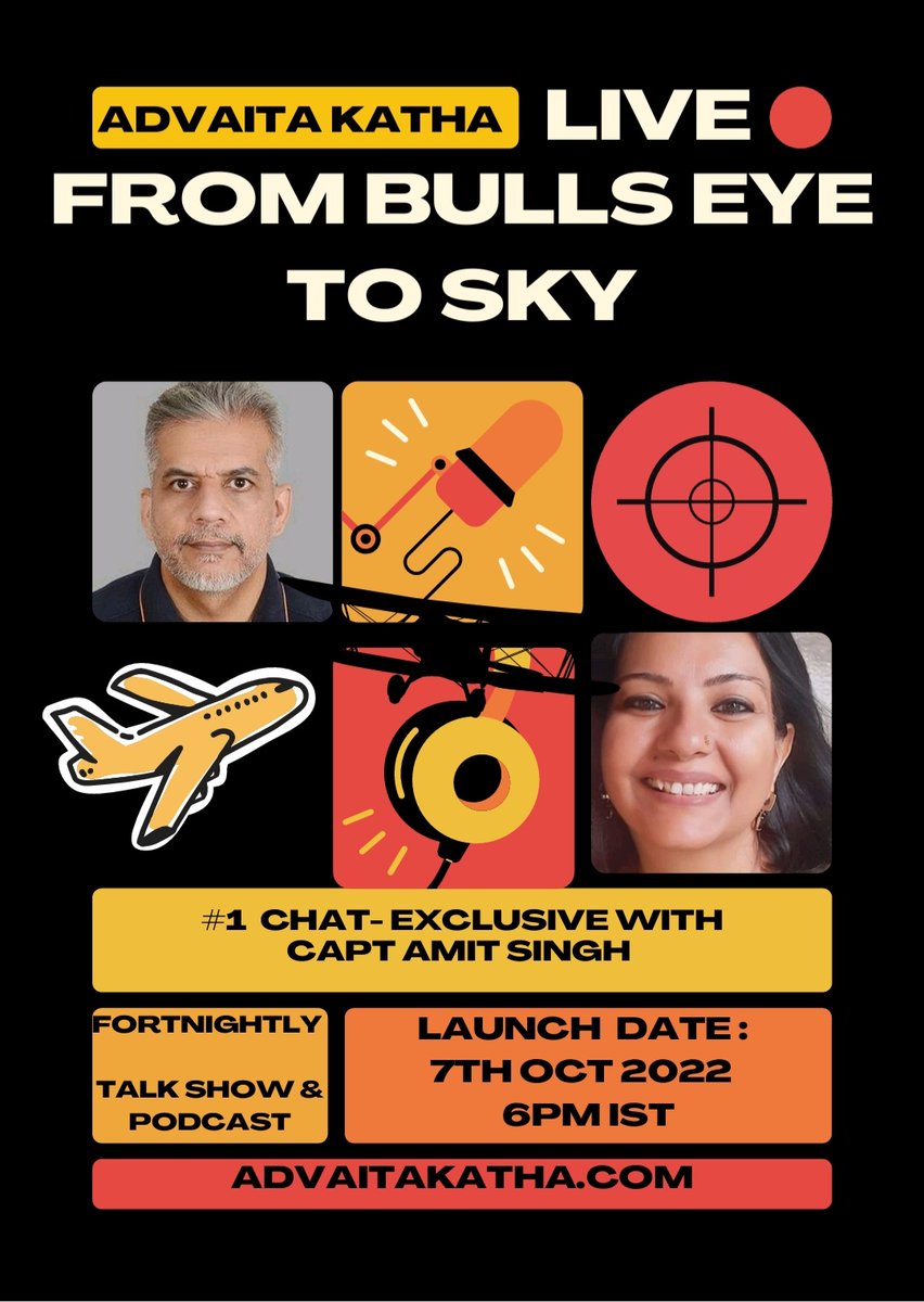 #inventyourflow #advaiatakatha #launch #joinus #talkshow #podcast #lifestories  #journey #fun #joy #questions 
Join on :
Zoom :
Register in advance for this meeting:
lnkd.in/dz6uq8Rj 

Twitter Spaces:
lnkd.in/dz8YCbue

<a href="/flyingamit/">अमित सिंह (वराह)𝒜𝓂𝒾𝓉 𝒮𝒾𝓃𝑔𝒽</a> <a href="/AdvaitaKatha/">AdvaitaKatha</a>