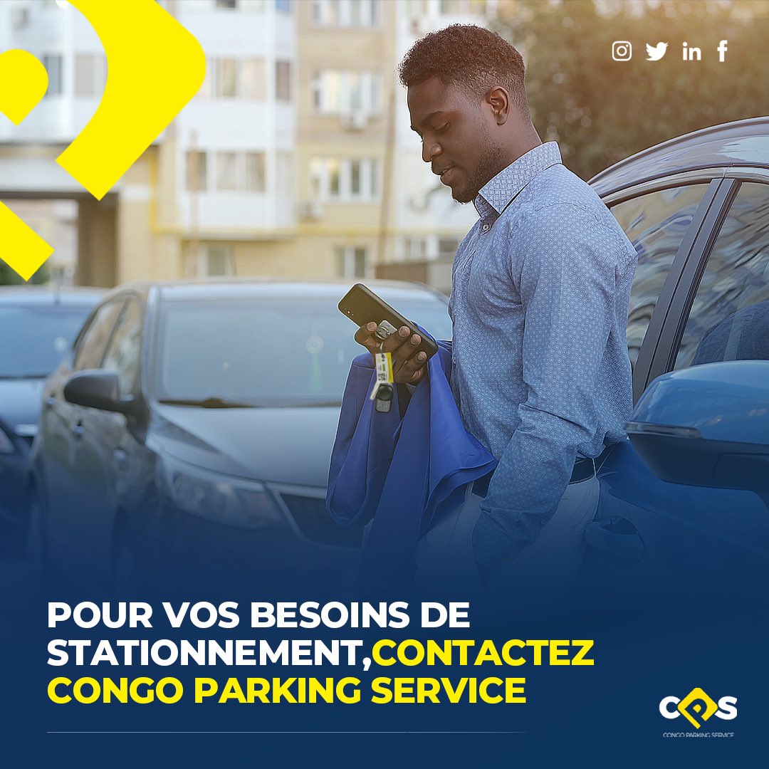 CongoParking's tweet photo. Le choix vous revient !

N'attendez plus ! Besoin d'un parking ? Contactez le 493333

#CongoParkingService #EspaceDeStationnement #Aménagé #RDCongo https://t.co/6mTcMHdPLb