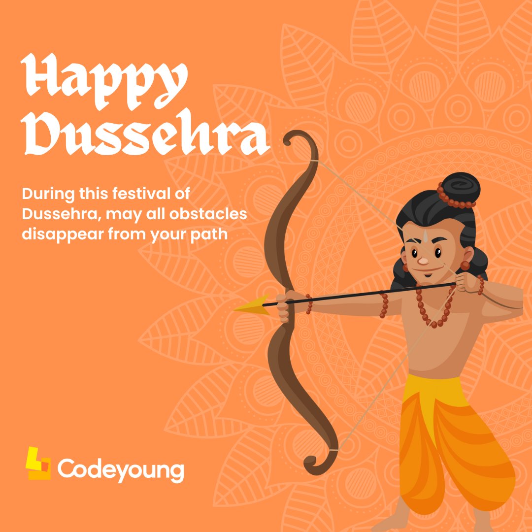 Wishing you and your family a happy, joyful and prosperous dussehra!

#dussehra #ram #happydussehra #durga #durgapuja #festival #indianfestival #festivevibes #vibe #ramnavami #navratri #celebration #navdurga #celebration