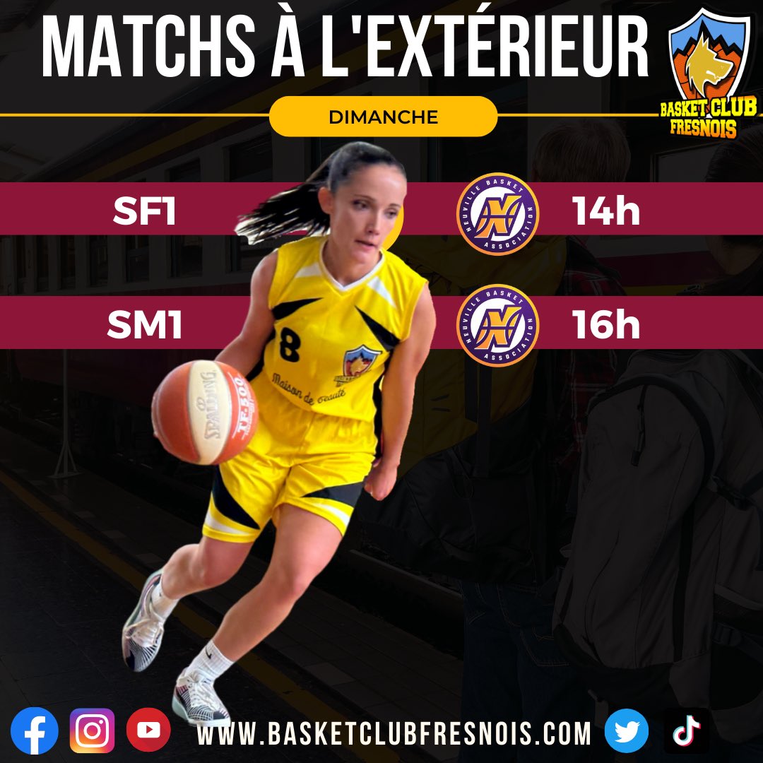 BCFresnois's tweet photo. Un week-end chargé comme on les aime, où seuls nos #U15M2 ne jouent pas 
#wethenorthsarthe🐺 #fresnaysursarthe #alpesmancelles #basketball #basketsarthe https://t.co/ghxRCI4YDl
